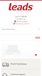 Mobile Screenshot of leadsstationery.com
